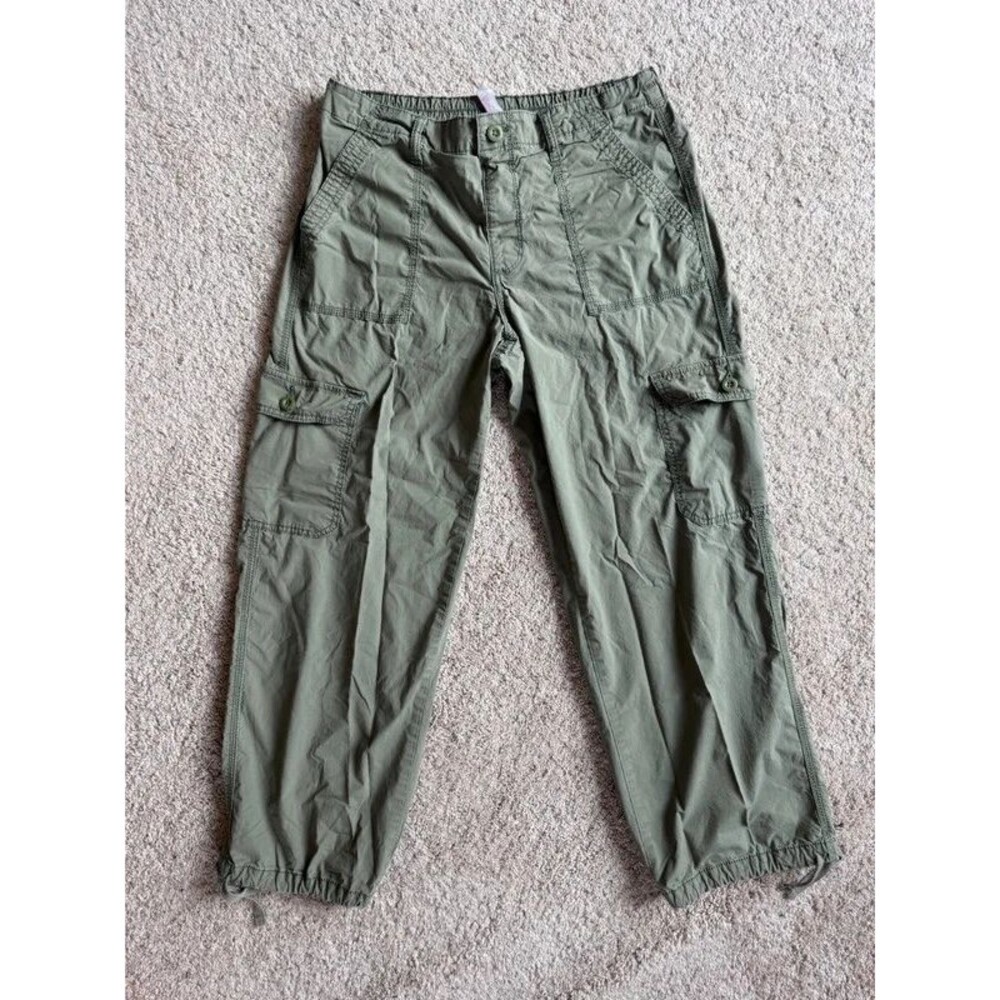 No Boundaries Olive Green Cargo Pant Size Large 11-13 Y2K Utility Gorpcore Baggy